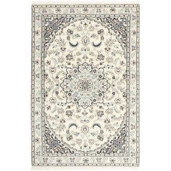 tappeto persia nain fine con seta cm 96x150
