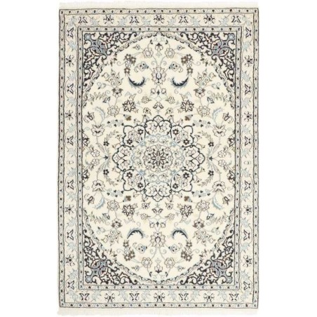 tappeto persia nain fine con seta cm 96x150