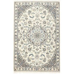 tappeto persia nain fine con seta cm 91x139