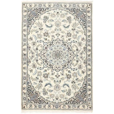 tappeto persia nain fine con seta cm 91x139