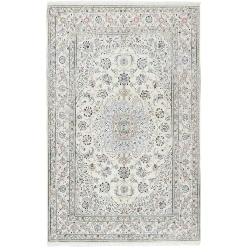 tappeto persia nain fine con seta cm 160x248