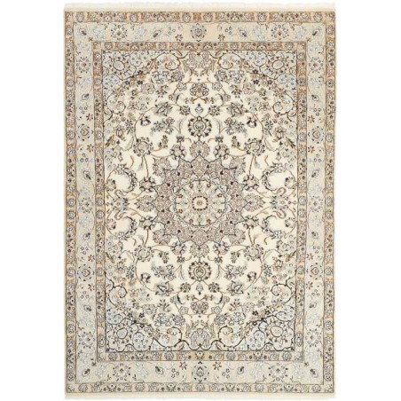 tappeto persia nain fine con seta cm 141x205