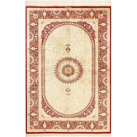 tappeto persia ghom seta cm 134x197