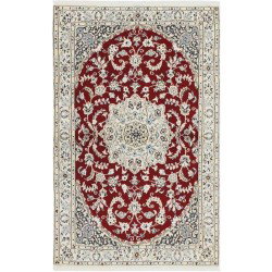 tappeto persia nain fine con seta cm 100x157