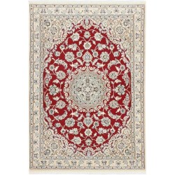 tappeto persia nain fine con seta cm 98x142