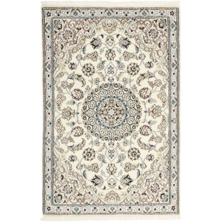 tappeto persia nain fine con seta cm 86x134