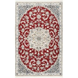 tappeto persia nain fine con seta cm 88x140