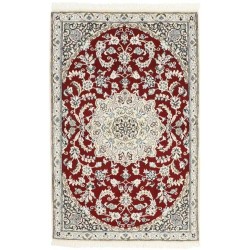 tappeto persia nain fine con seta cm 87x139