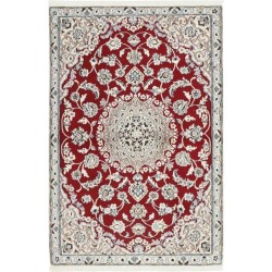 tappeto persia nain fine con seta cm 87x135