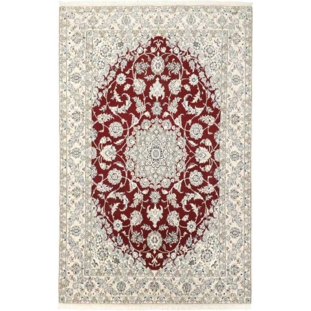 tappeto persia nain fine con seta cm 143x223