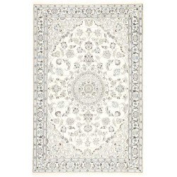 tappeto persia nain fine con seta cm 118x182