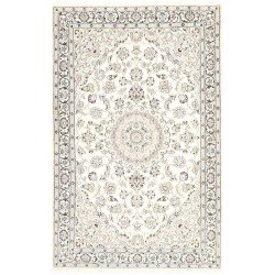 tappeto persia nain fine con seta cm 116x181