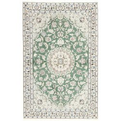 tappeto persia nain fine con seta cm 114x177