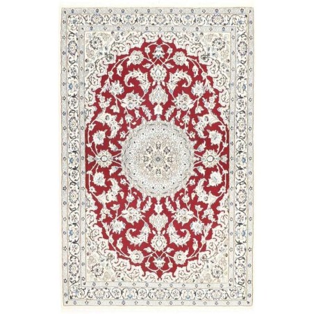 tappeto persia nain fine con seta cm 114x177