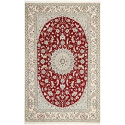 tappeto persia nain fine con seta cm 133x210