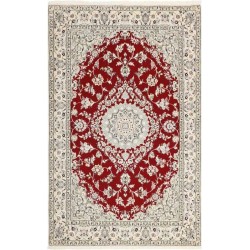 tappeto persia nain fine con seta cm 135x209