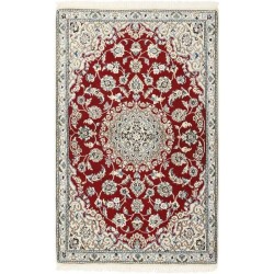 tappeto persia nain fine con seta cm 87x141