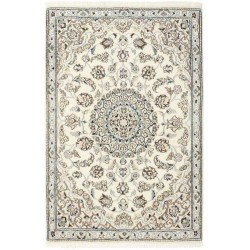 tappeto persia nain fine con seta cm 88x135