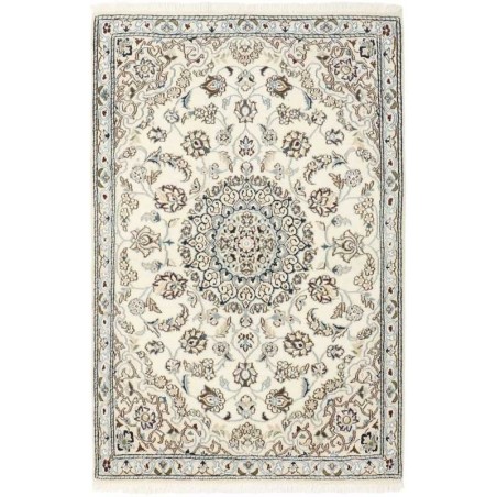 tappeto persia nain fine con seta cm 88x135