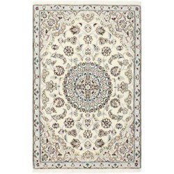 tappeto persia nain fine con seta cm 88x132