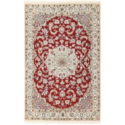 tappeto persia nain fine con seta cm 93x148