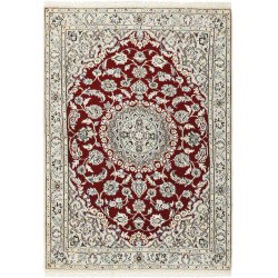 tappeto persia nain fine con seta cm 100x142