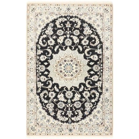 tappeto persia nain fine con seta cm 97x155