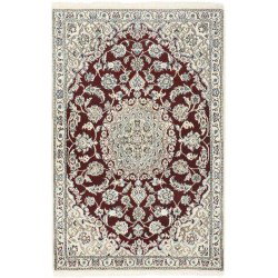 tappeto persia nain fine con seta cm 88x134