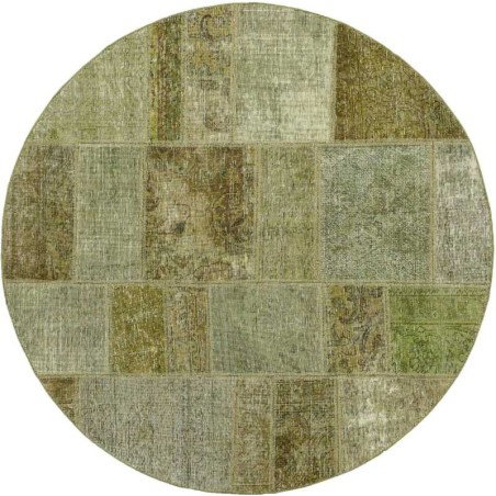 tappeto persia vintage patchwork cm 150x150 