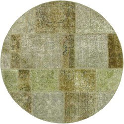 tappeto persia vintage patchwork cm 150x150 