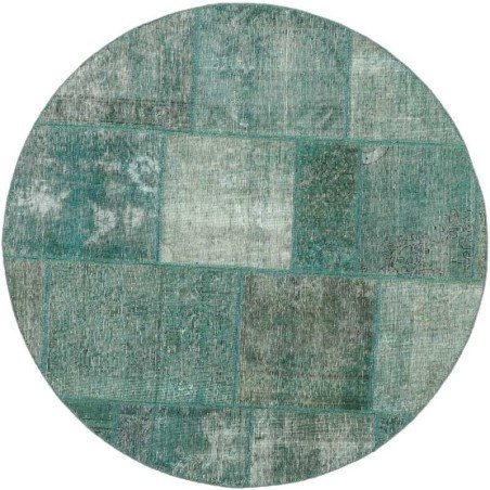 tappeto persia vintage patchwork cm 150x150 