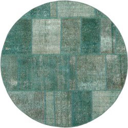 tappeto persia vintage patchwork cm 150x150 