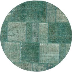 tappeto persia vintage patchwork cm 150x150 