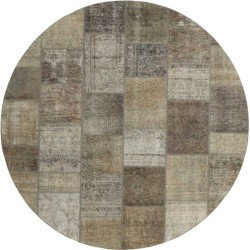 tappeto persia vintage patchwork cm 250x250 