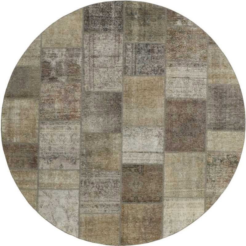 tappeto persia vintage patchwork cm 250x250 