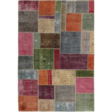 tappeto persia vintage patchwork cm 166x241 
