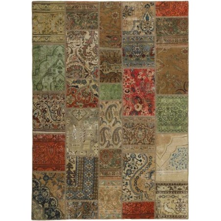 tappeto persia vintage patchwork cm 168x231 