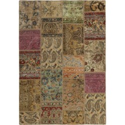 tappeto persia vintage patchwork cm 141x201 