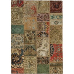 tappeto persia vintage patchwork cm 141x201 