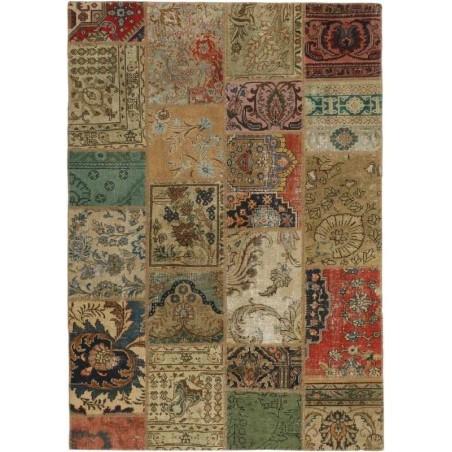 tappeto persia vintage patchwork cm 141x201 