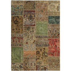 tappeto persia vintage patchwork cm 141x202 