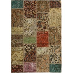 tappeto persia vintage patchwork cm 141x201 