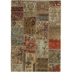 tappeto persia vintage patchwork cm 141x201 