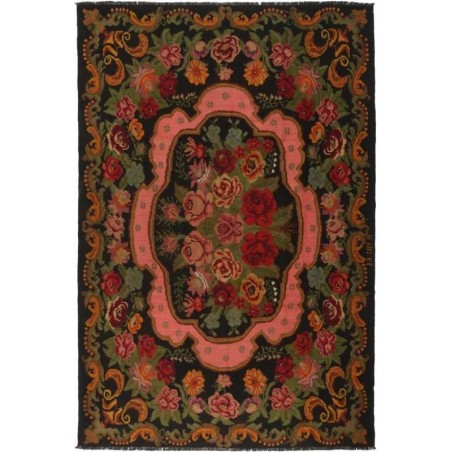 tappeto moldavia rose kelim old cm 238x346 