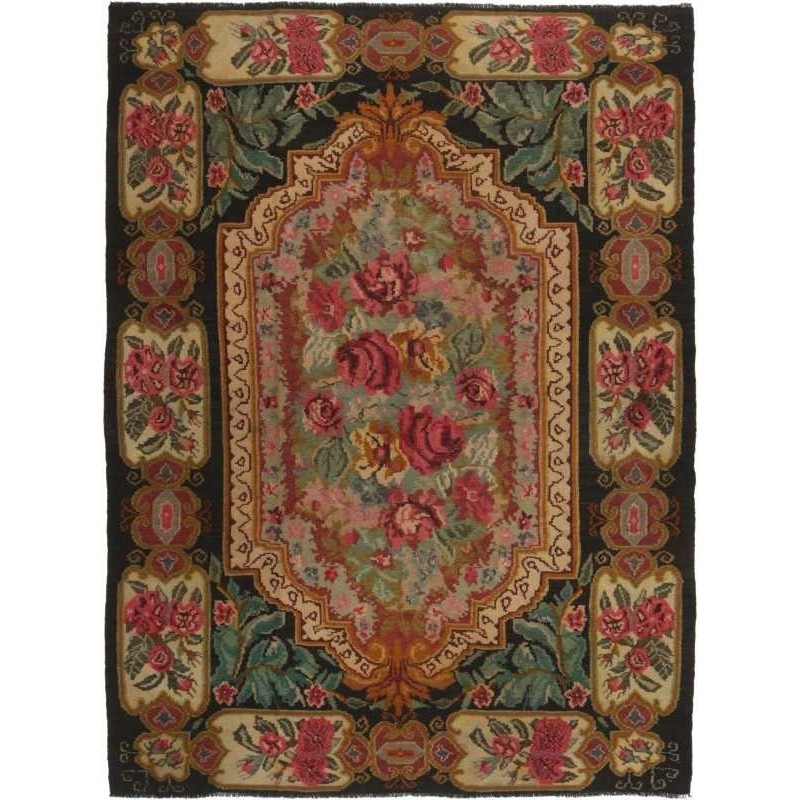 tappeto moldavia rose kelim old cm 205x281 