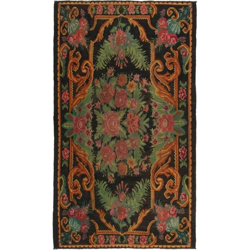 tappeto moldavia rose kelim old cm 169x295 