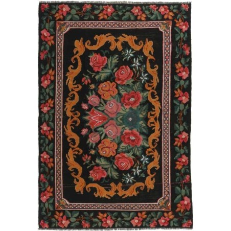 tappeto moldavia rose kelim old cm 188x274 