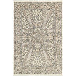 tappeto persia nain extra fine seta cm 206x303 