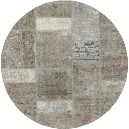 tappeto persia vintage patchwork cm 150x150 