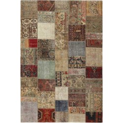 tappeto persia vintage patchwork cm 203x298 